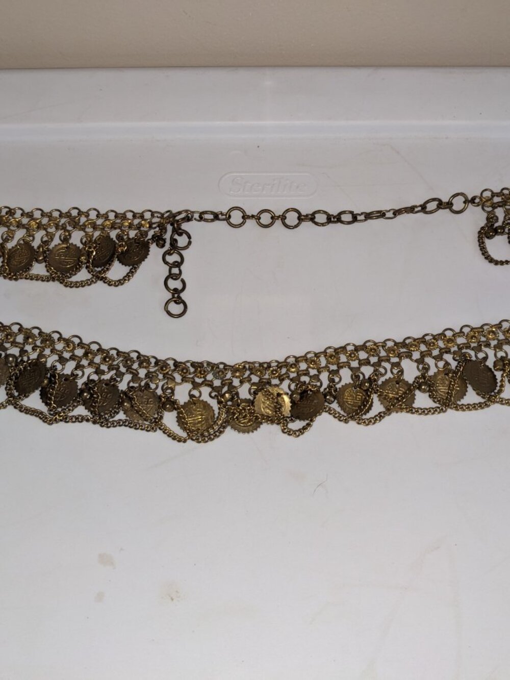 Metal Belly Dance Coin Belt OS - Picture 3 of 5